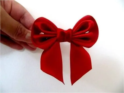 Como hacer moños de cinta paso a paso - Imagui