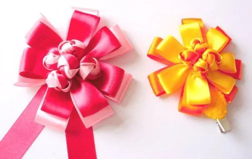 Moños con liston para regalo - Imagui