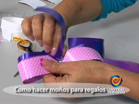 Como hacer moños para decorar regalos - Johana Sanchez Aguirre ...