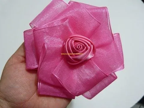 moños dobles en cinta organza, para el cabello paso a paso ... moños dobles en cinta organza, para el cabello paso a paso ...
