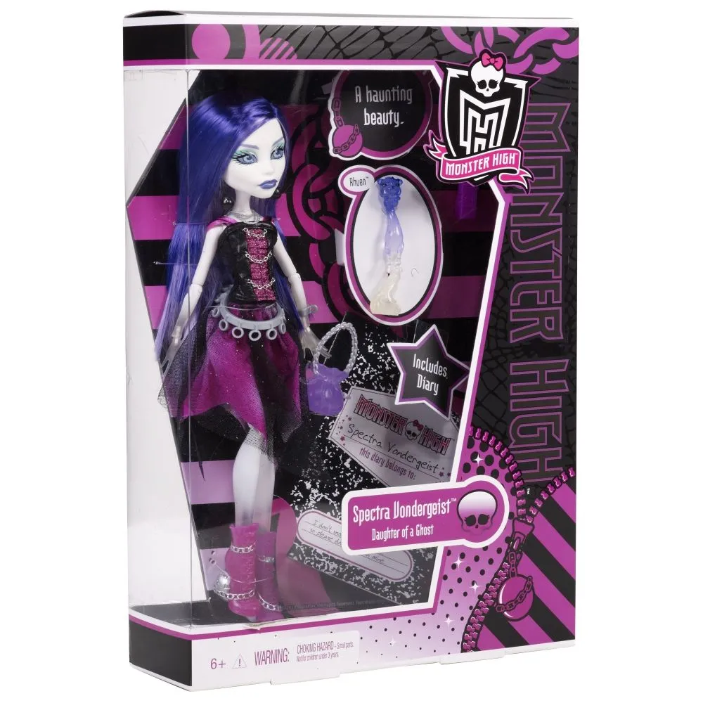 Monster High: Caja original de la muñeca de Spectra Vondergeist ... Monster High: Caja original de la muñeca de Spectra Vondergeist ...