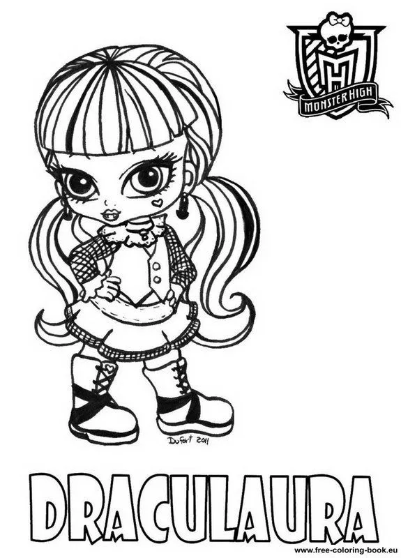 Coloring pages Monster High - Page 1 - Printable Coloring Pages Online Coloring pages Monster High - Page 1 - Printable Coloring Pages Online
