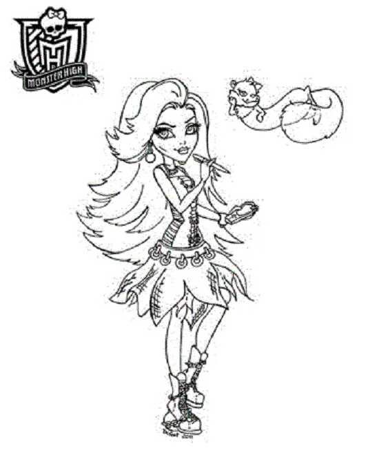 Monster High: Dibujos para descargar!!!
