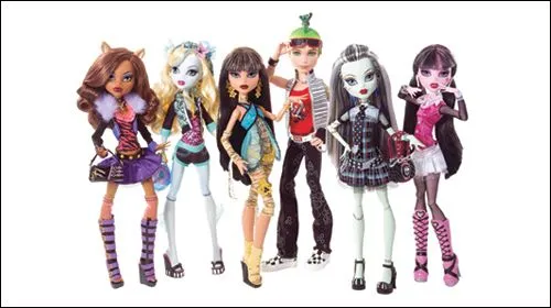monster high es una etiqueta de juguetes gratis, Juguetes «