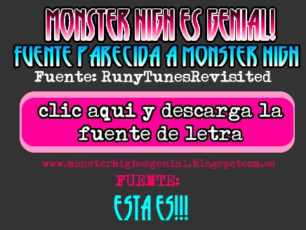 Monster High es genial!: Fuente Monster High + Roller Maze esta ... Monster High es genial!: Fuente Monster High + Roller Maze esta ...
