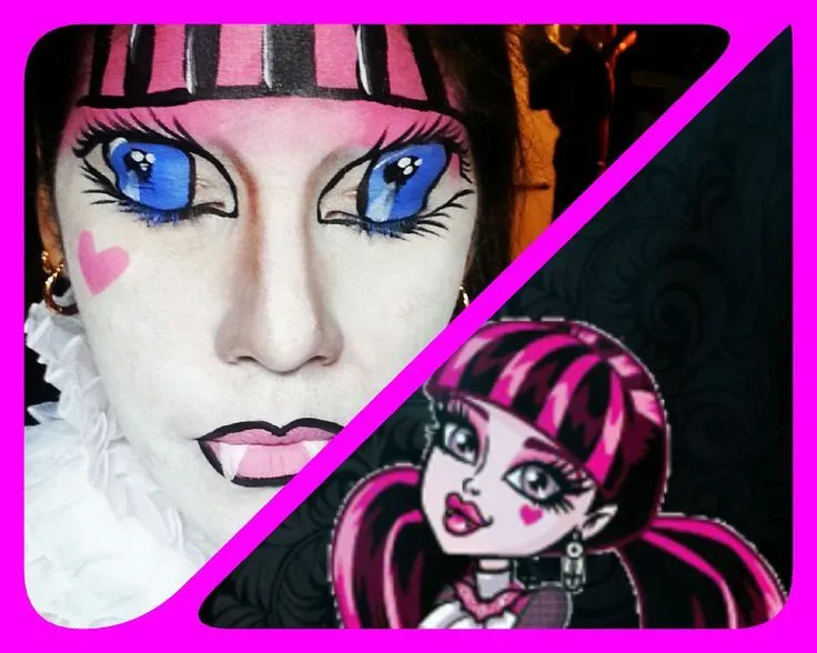 Monster high! Imitando maquillaje de Draculaura Espero les guste ... Monster high! Imitando maquillaje de Draculaura Espero les guste ...