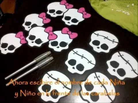 Monster High Invitaciones de cumpleaños - YouTube