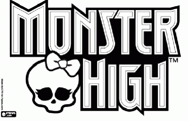 Pix For > Monster High Logo Coloring Pages Pix For > Monster High Logo Coloring Pages