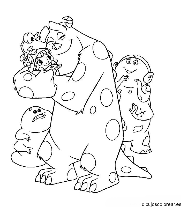 Monsters Inc | Dibujos para Colorear