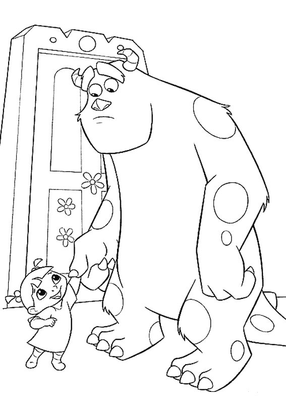 Monster inc colorear - Imagui