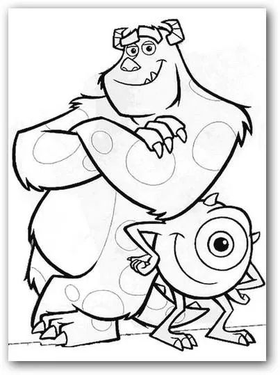 Monster Inc | Dibujos para Colorear