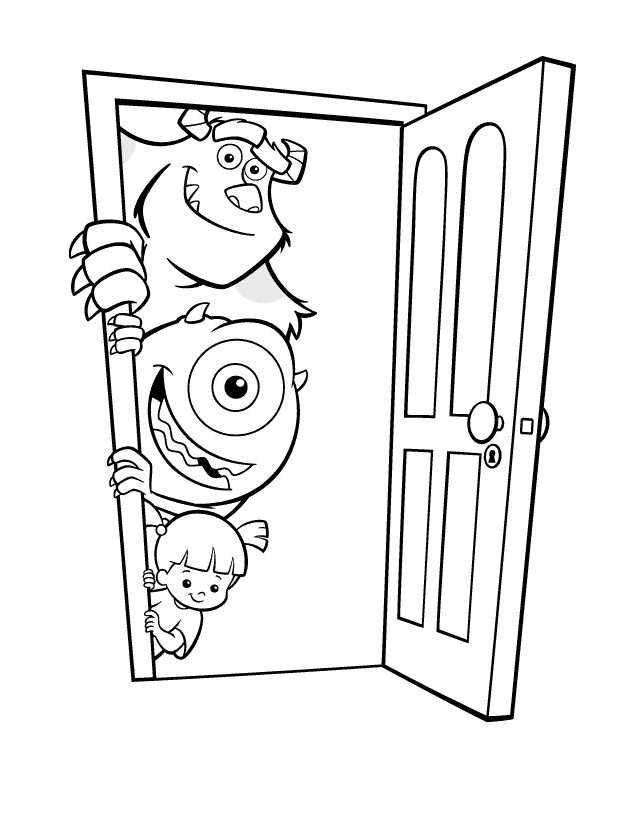Monsters inc Dibujos para Colorear - DisneyDibujos. Monsters inc Dibujos para Colorear - DisneyDibujos.