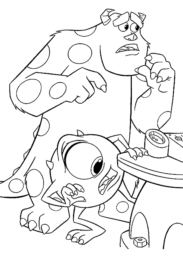 Monsters inc Dibujos para Colorear - DisneyDibujos. Monsters inc Dibujos para Colorear - DisneyDibujos.