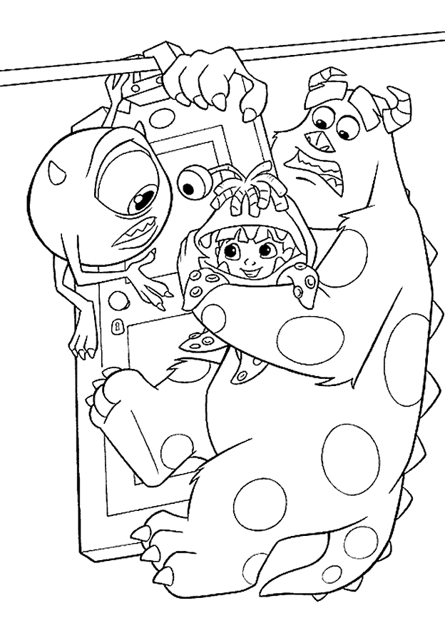 Monsters inc Dibujos para Colorear - DisneyDibujos.com Monsters inc Dibujos para Colorear - DisneyDibujos.com