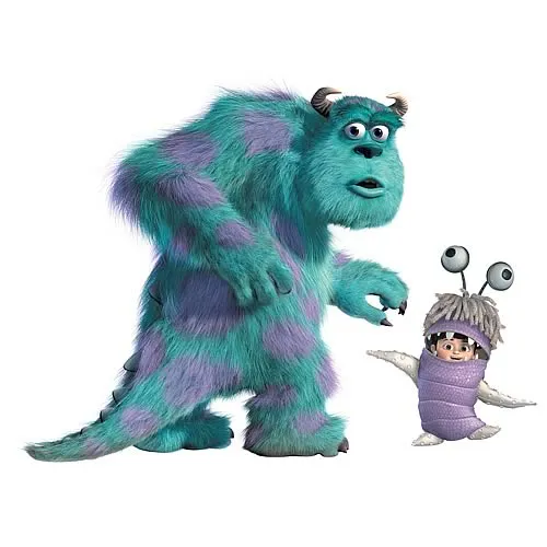 Monsters Inc. Sulley and Boo Giant Peel and Stick Wall Decal ... Monsters Inc. Sulley and Boo Giant Peel and Stick Wall Decal ...