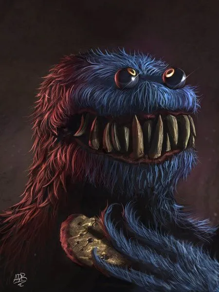 Monstruo Come Galletas - Imágenes de Series TV en Fan Art | Dibujando Monstruo Come Galletas - Imágenes de Series TV en Fan Art | Dibujando