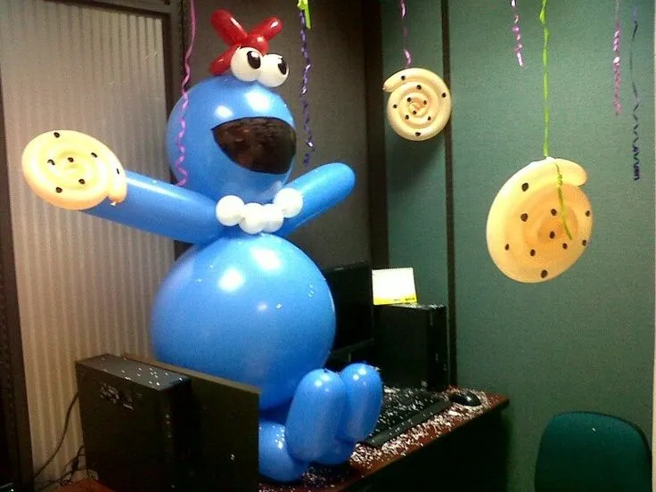 Monstruo come galletas :) | Globos! | Pinterest