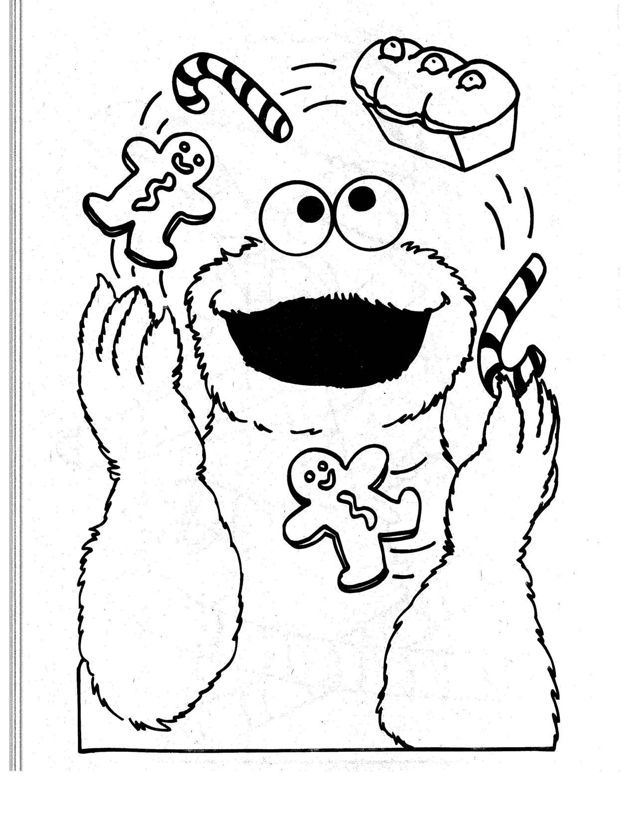 el monstruo de las galletas | Cibercuentos