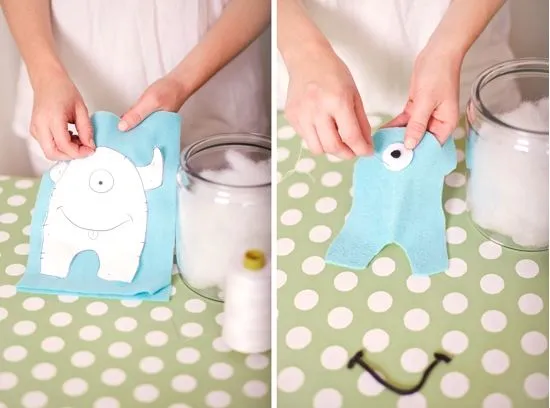 Hacer unos monstruos de fieltro para niños en Manualidades ... Hacer unos monstruos de fieltro para niños en Manualidades ...