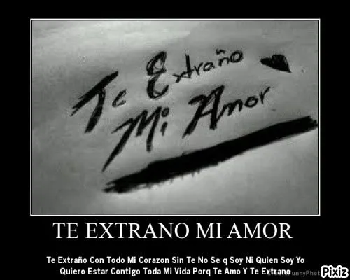 Montaje fotografico te extraño mi amor - Pixiz Montaje fotografico te extraño mi amor - Pixiz
