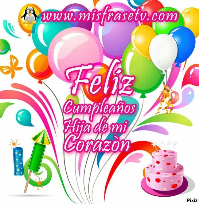 Montaje fotografico feliz cumpleaños hija - Pixiz