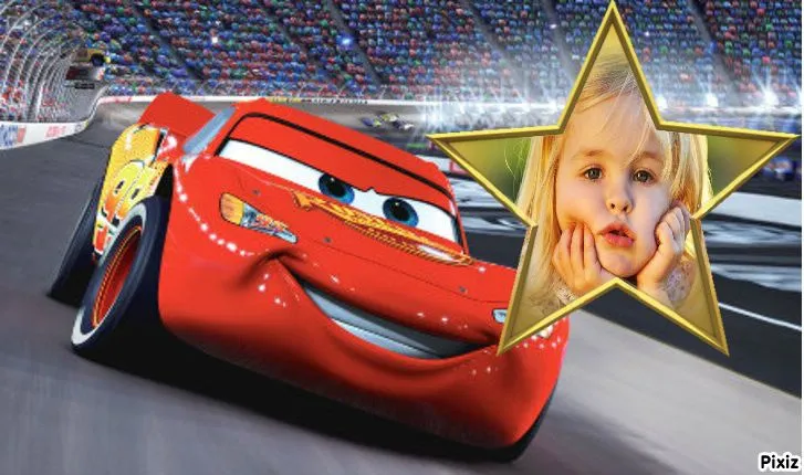 Montaje fotografico Rayo Mcqueen - Pixiz