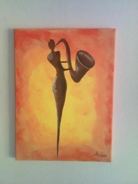 montaje del lienzo « La Tipografia