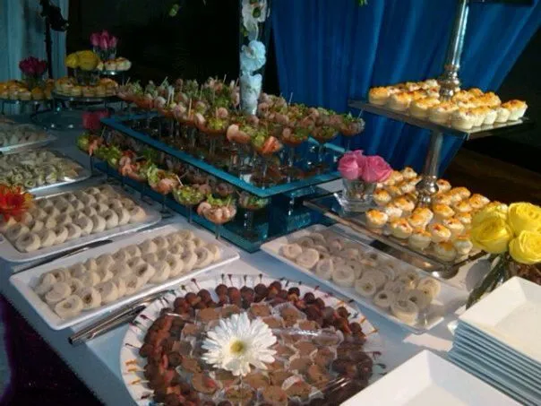 Montaje Mesa de Bocadillos | Baby shower | Pinterest