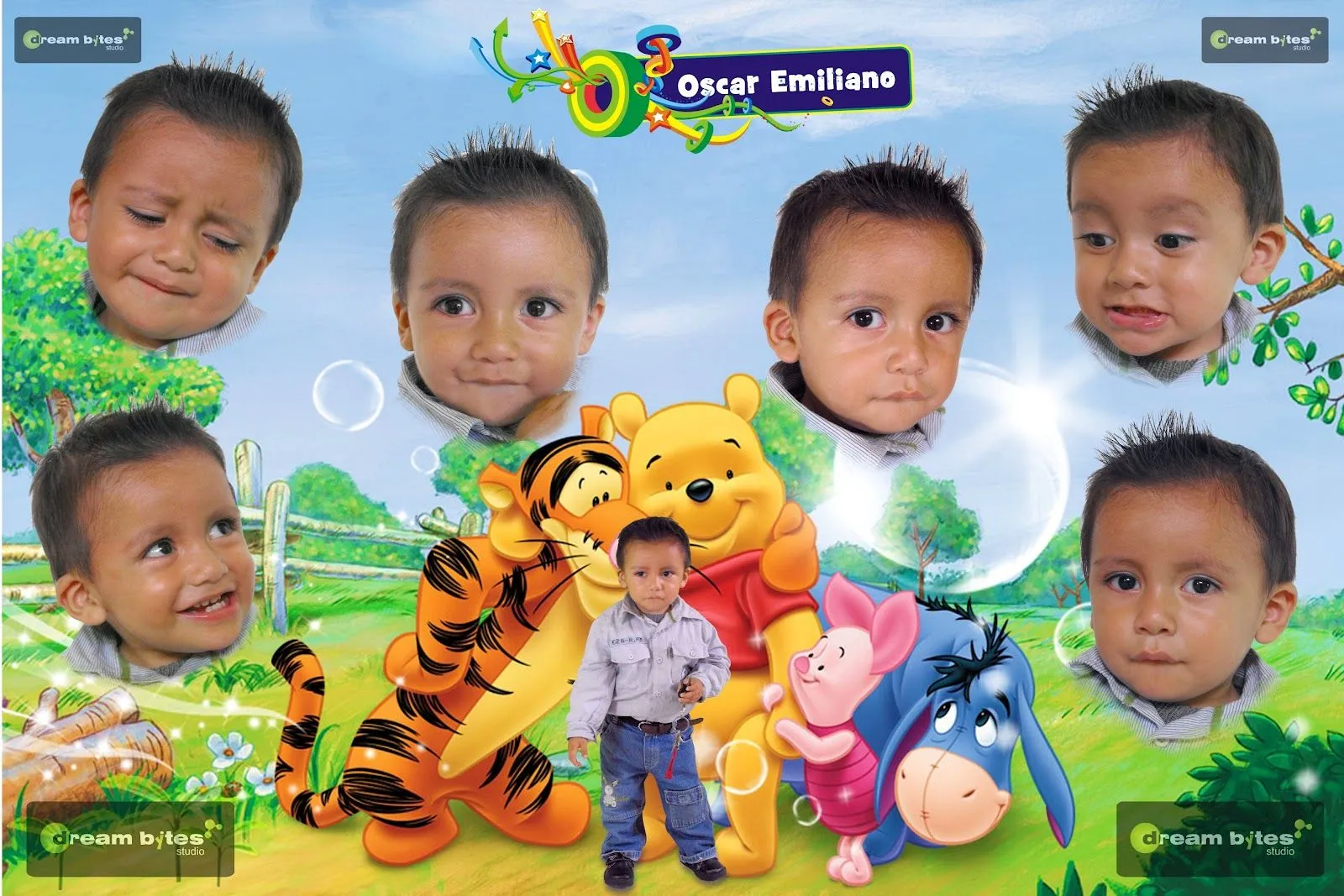 Montajes para caritas de bebés - Imagui