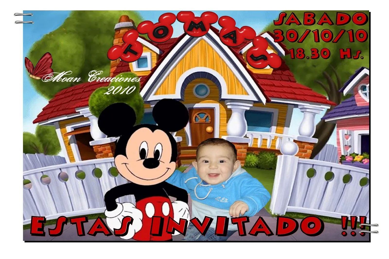 Montajes para tarjetas de invitación de cumpleaños - Imagui