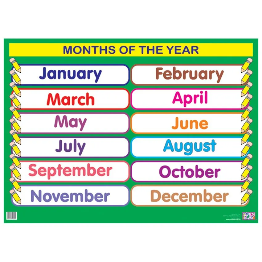 Months of the Year - Material Didáctico en Inglés Months of the Year - Material Didáctico en Inglés