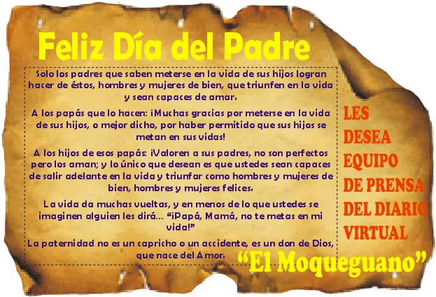 Moquegua Noticias: TERCER DOMINGO DE JUNIO DÍA DEL PADRE EN PERÚ ... Moquegua Noticias: TERCER DOMINGO DE JUNIO DÍA DEL PADRE EN PERÚ ...
