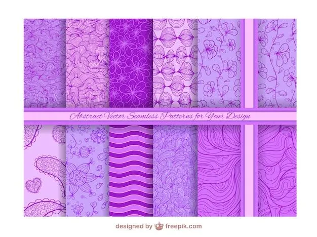 morado de fondo sin fisuras vector patrón | Descargar Vectores gratis
