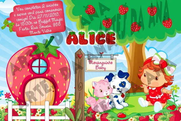 Moranguinho Baby Rótulo Papinha | Artes da Ana Personalizados ... Moranguinho Baby Rótulo Papinha | Artes da Ana Personalizados ...
