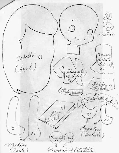 Moldes morita amiga de fresita - Imagui