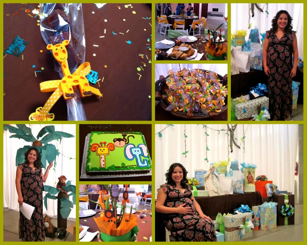 MI MORUSA Arte Digital: Baby Shower con tema "Selva"
