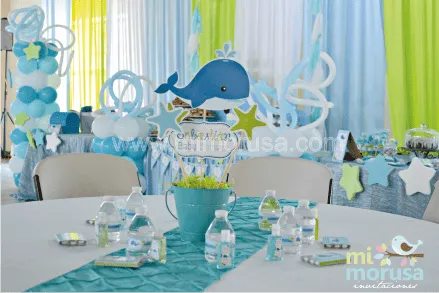 MI MORUSA Arte Digital: Decoracion Ballenita Baby Shower MI MORUSA Arte Digital: Decoracion Ballenita Baby Shower