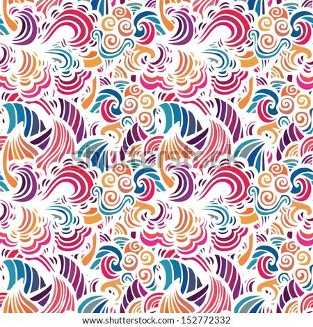 Mosaic Abstract Vector Seamless Pattern - 152772332 : Shutterstock