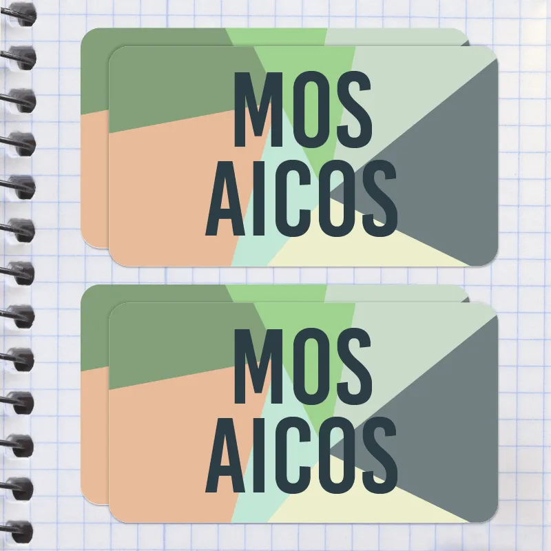 Mosaicos Etiqueta Diseño Escolar - Cochinita Vinil Mosaicos Etiqueta Diseño Escolar - Cochinita Vinil