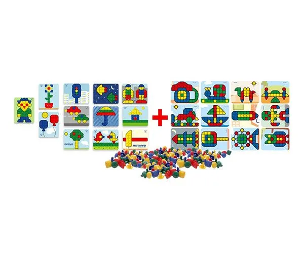 Mosaicos gigantes, 240 pzs. pack escolar • Noé Didácticos Mosaicos gigantes, 240 pzs. pack escolar • Noé Didácticos