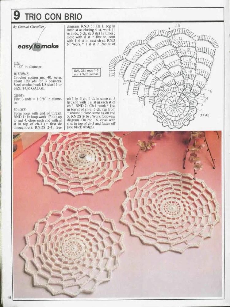 MOSSITA BELLA PATRONES Y GRÁFICOS CROCHET ": Coaster, Tapetitos a ... MOSSITA BELLA PATRONES Y GRÁFICOS CROCHET ": Coaster, Tapetitos a ...