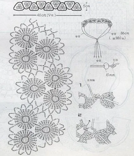 Patron de diadema en crochet - Imagui