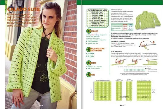 MOSSITA BELLA PATRONES Y GRÁFICOS CROCHET ": Suéter calado sutil ...