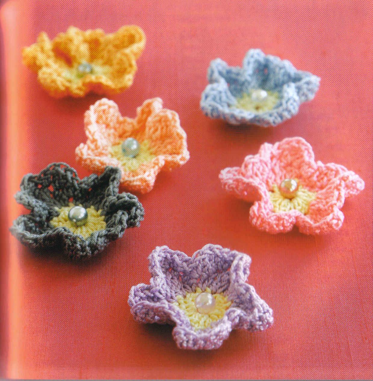 MOSSITA BELLA PATRONES Y GRÁFICOS CROCHET ": Liliputs, Flor a crochet