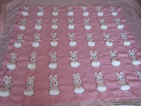 MOSSITA BELLA PATRONES Y GRÁFICOS CROCHET ": Rabbit, Manta Crochet ... MOSSITA BELLA PATRONES Y GRÁFICOS CROCHET ": Rabbit, Manta Crochet ...