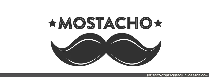 Mostacho portada facebook - Encabezados FB