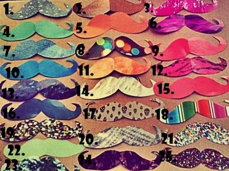 Mostachos de colores fondos - Imagui