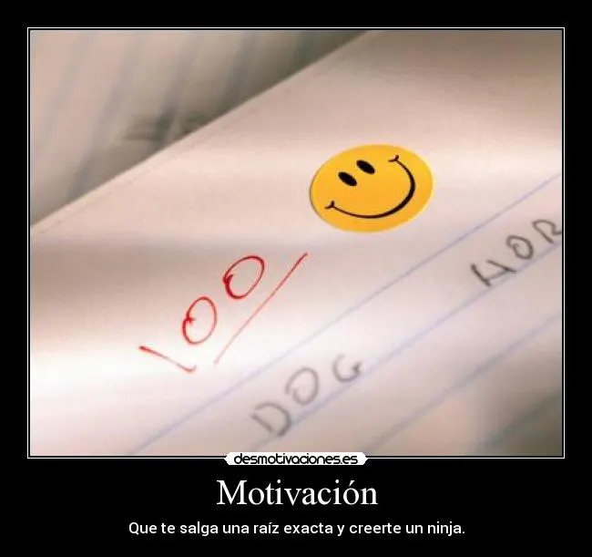 Motivación | Desmotivaciones