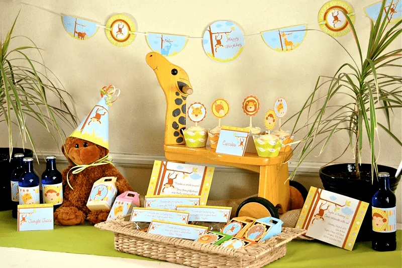 Motivos de baby shower safari - Imagui