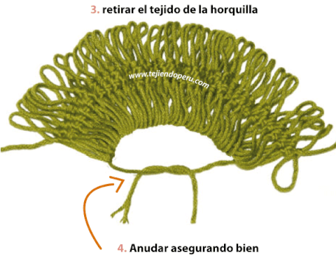 Motivos circulares en horquilla - Tejiendo Perú Motivos circulares en horquilla - Tejiendo Perú